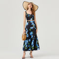 Fashion Casual French Print Ladies Dress